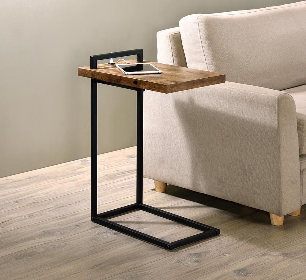 Maxwell - Maxwell C-shaped Accent Table with USB Charging Port