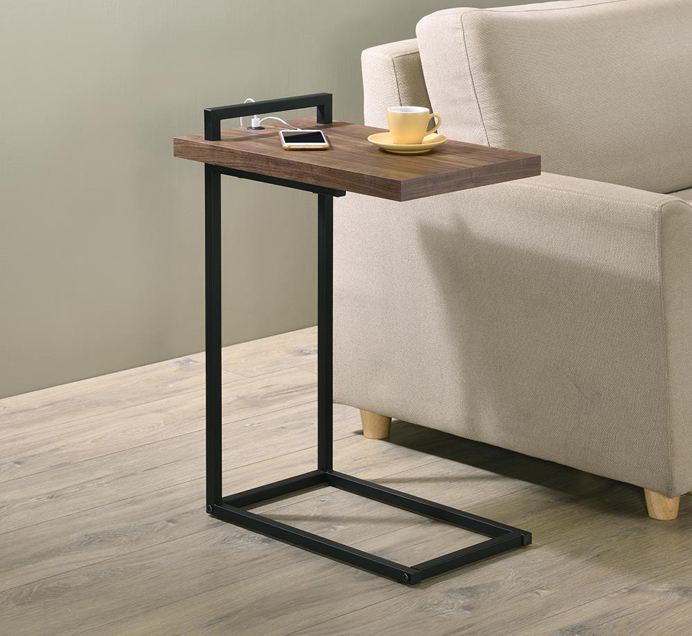 Maxwell - Maxwell C-shaped Accent Table with USB Charging Port