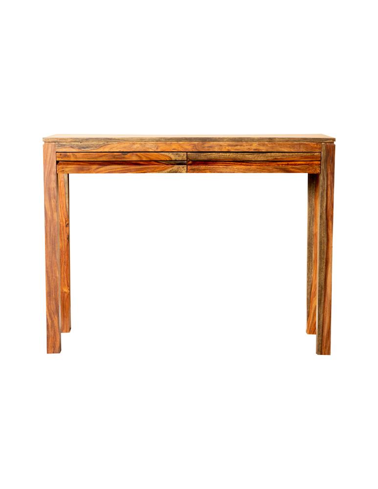 Jamesia - Jamesia Rectangular 2-drawer Console Table Warm Chestnut