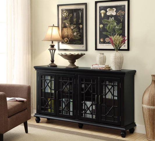 Kovu - Kovu 4-door Accent Cabinet Black