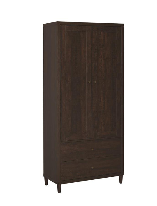 Wadeline - Wadeline 2-door Tall Accent Cabinet Rustic Tobacco