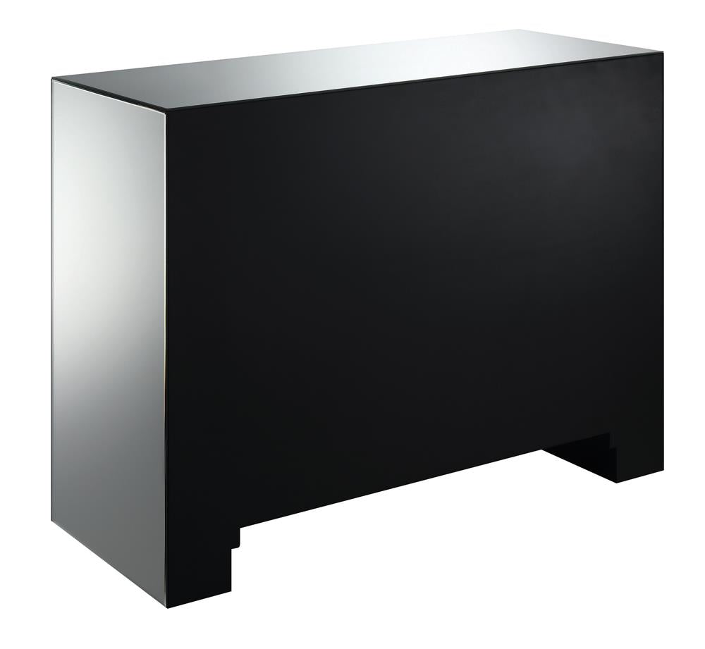 Maya - Maya 2-drawer Accent Cabinet Clear Mirror