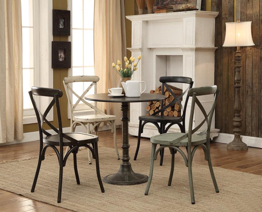 Oswego - Oswego Round Bistro Dining Table Bronze