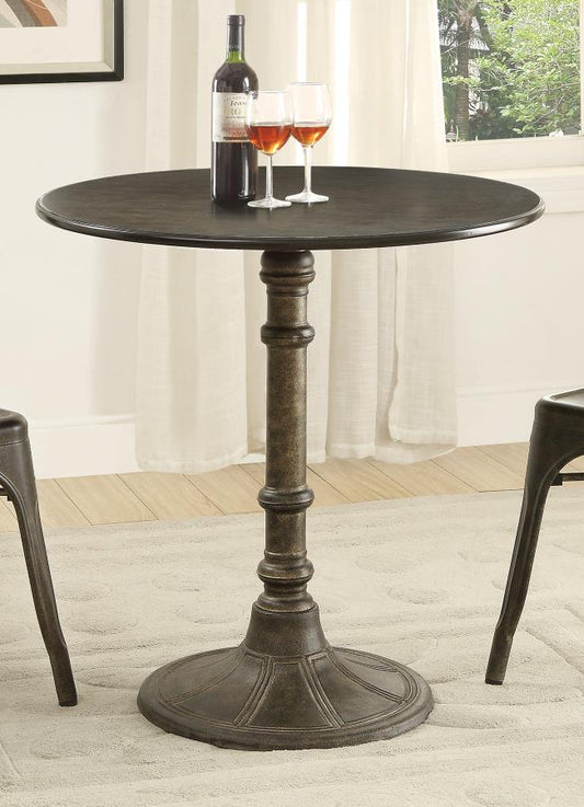 Oswego - Oswego Round Bistro Dining Table Bronze