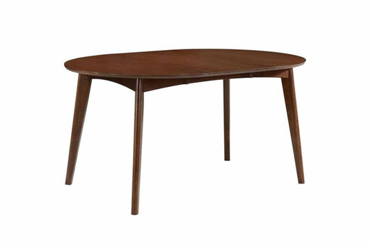 Malone - Malone Oval Dining Table Dark Walnut