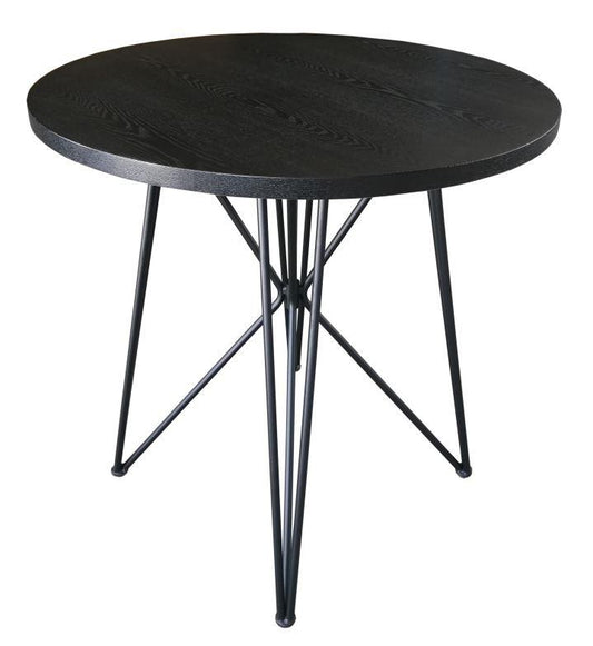 Rennes - Rennes Round Table Black and Gunmetal