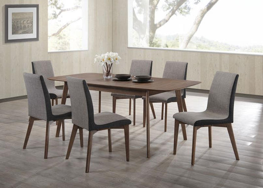 Redbridge - Redbridge Butterfly Leaf Dining Table Natural Walnut