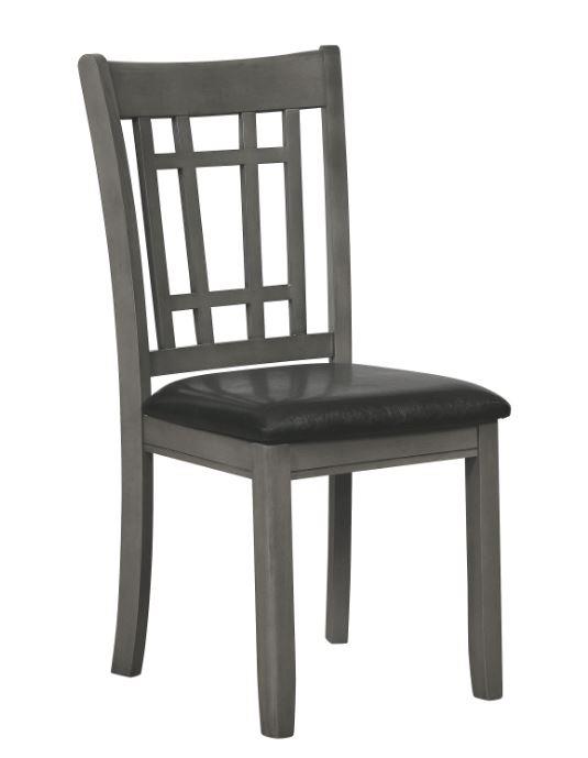 Lavon - Lavon Padded Dining Side Chairs Espresso and Medium Grey (Set of 2)