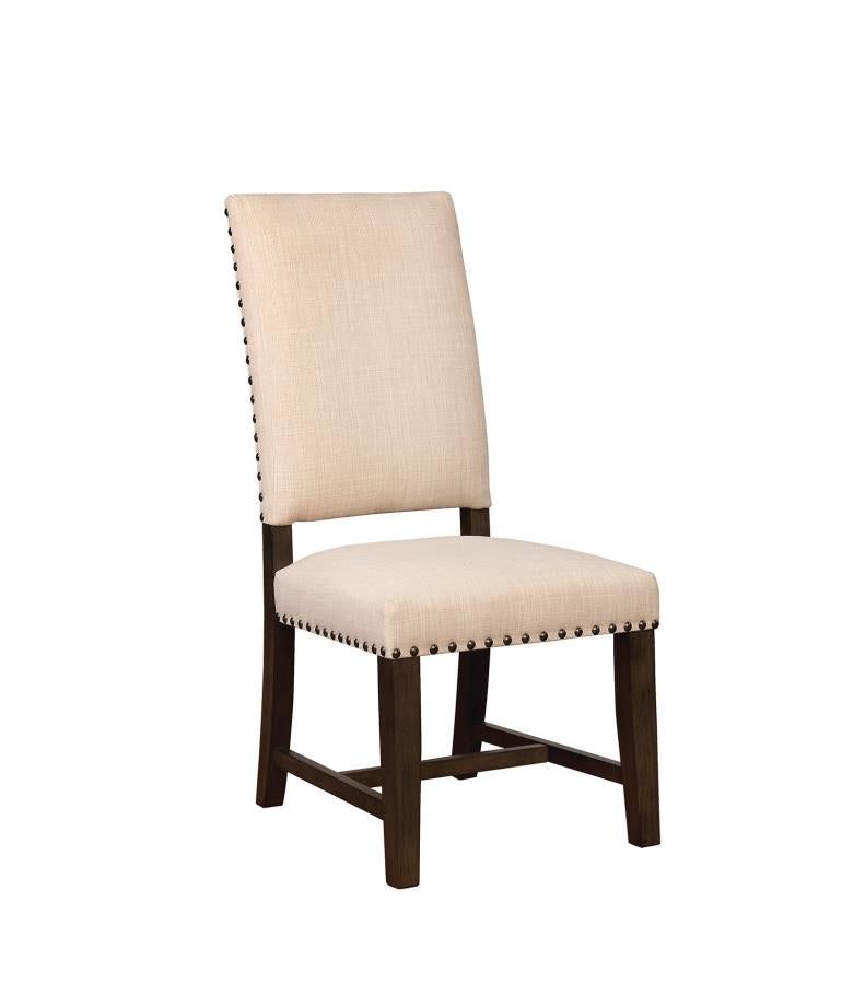 Twain - Twain Upholstered Side Chairs Beige (Set of 2)