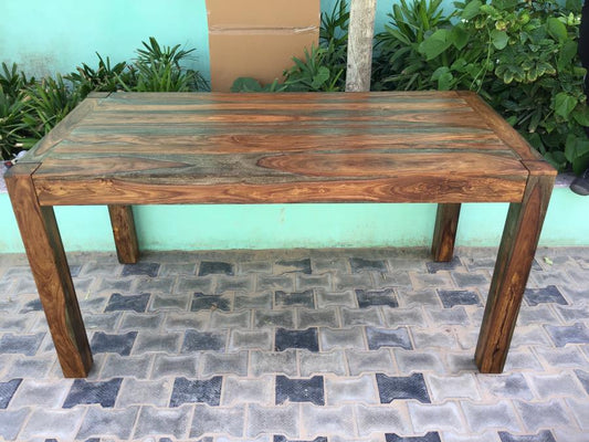 Keats - Keats Rectangular Counter Height Table Warm Chestnut