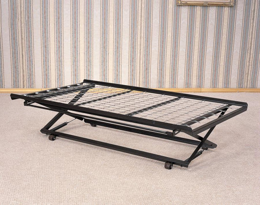 Ethan - Ethan Pop Up Trundle Bed with Rollers Black