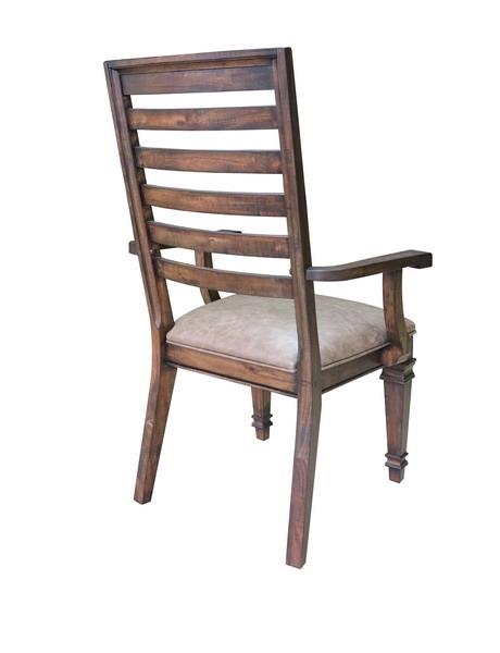 Calandra - Calandra Slat Back Arm Chairs Vintage Java (Set of 2)