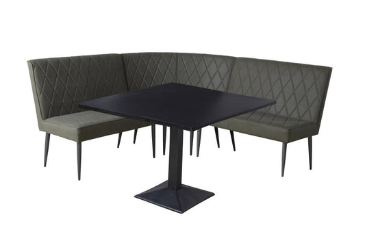 Moxee - Moxee Upholstered Tufted Short Bench Grey