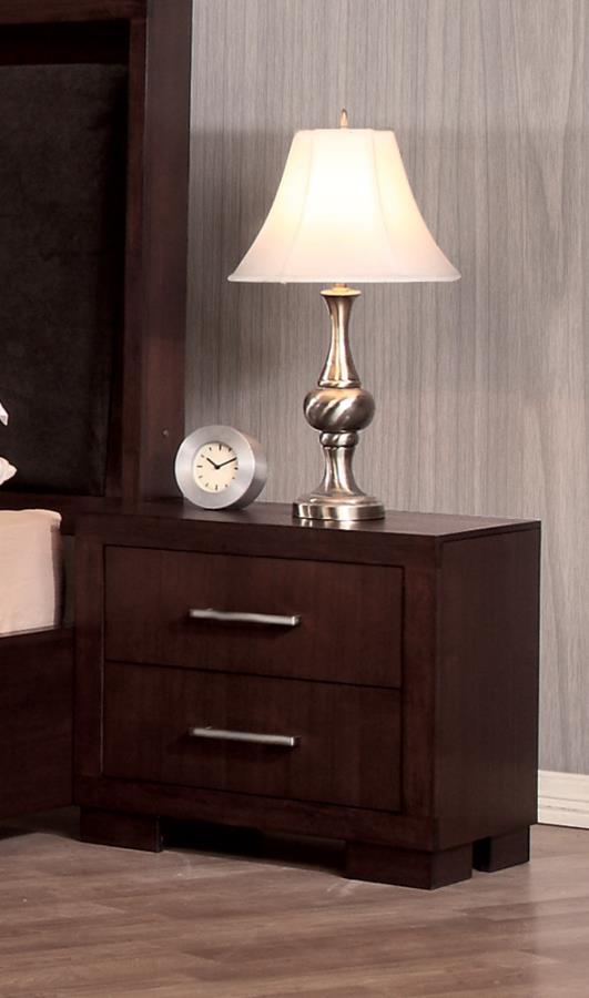 Jessica - Jessica 2-drawer Nightstand Cappuccino
