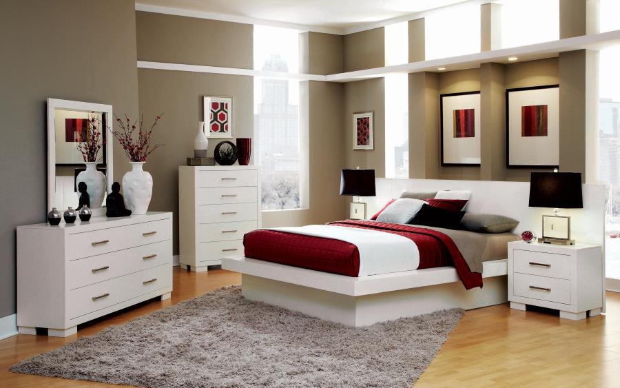 Jessica - Jessica Minimalistic Platform Bedroom Set