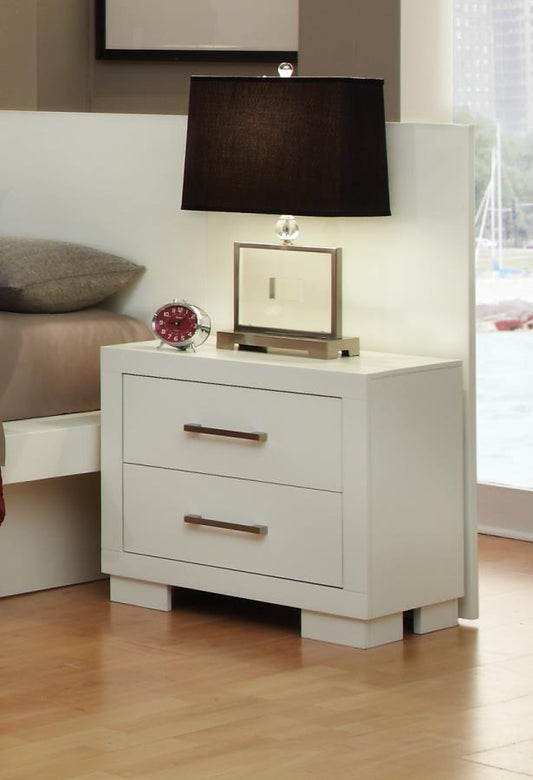 Jessica - Jessica 2-drawer Nightstand White