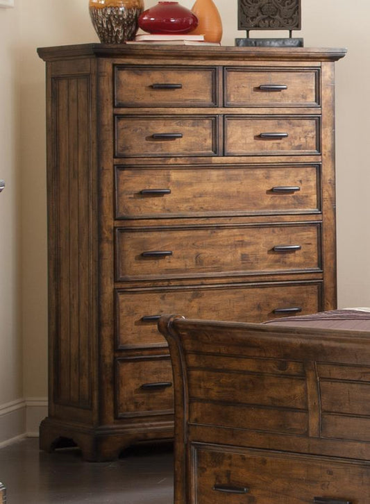 Elk Grove - Elk Grove 7-drawer Chest Vintage Bourbon