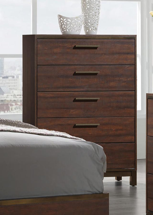 Edmonton - Edmonton 5-drawer Chest Rustic Tobacco