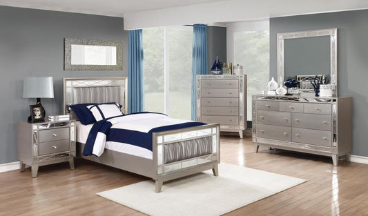 Leighton - Leighton Bedroom Set Metallic Mercury