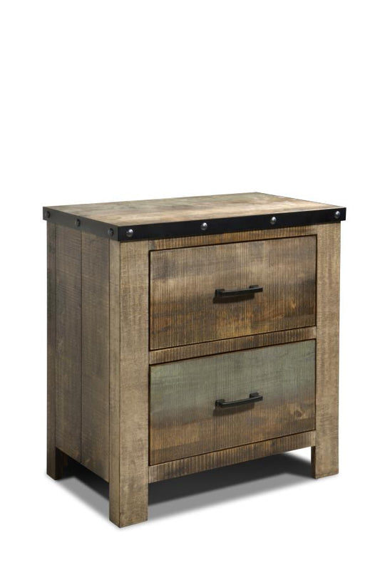 Sembene - Sembene 2-drawer Nightstand Antique Multi-color