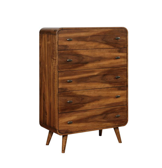 Robyn - Robyn 5-drawer Chest Dark Walnut