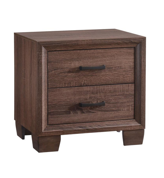 Brandon - Brandon 2-drawer Nightstand Medium Warm Brown