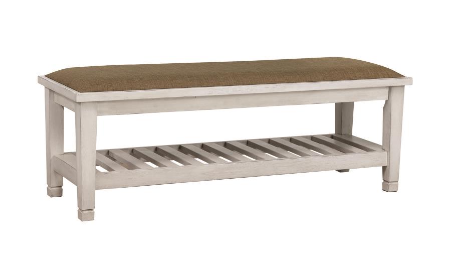 Franco - Franco Bench Brown and Antique White