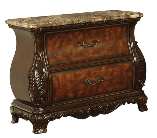 Exeter - Exeter 2-drawer Nightstand Dark Burl