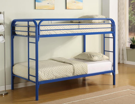 Morgan - Morgan Twin over Twin Bunk Bed Blue