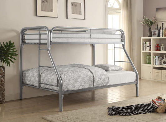 Morgan - Morgan Twin over Full Bunk Bed Silver