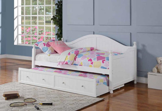 Julie Ann - Julie Ann Twin Daybed with Trundle White