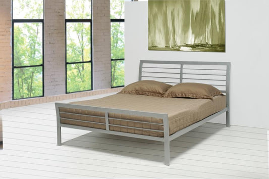 Cooper - Cooper Queen Metal Bed Silver