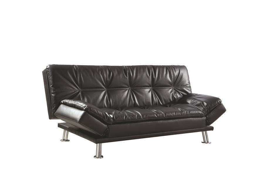 Dilleston - Dilleston Tufted Back Upholstered Sofa Bed Black