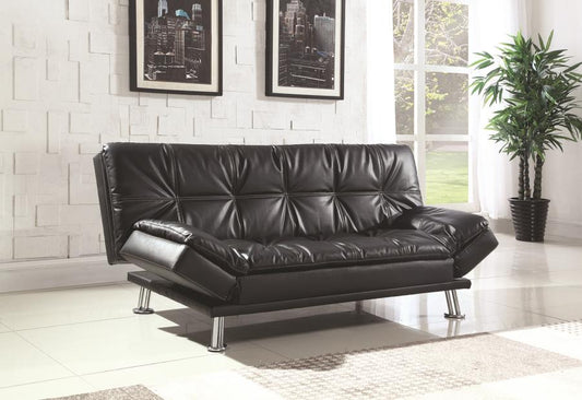 Dilleston - Dilleston Tufted Back Upholstered Sofa Bed Black