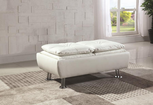 Dilleston - Dilleston Storage Ottoman with Removable Trays White