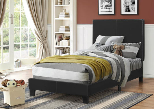 Mauve - Mauve Twin Upholstered Bed Black