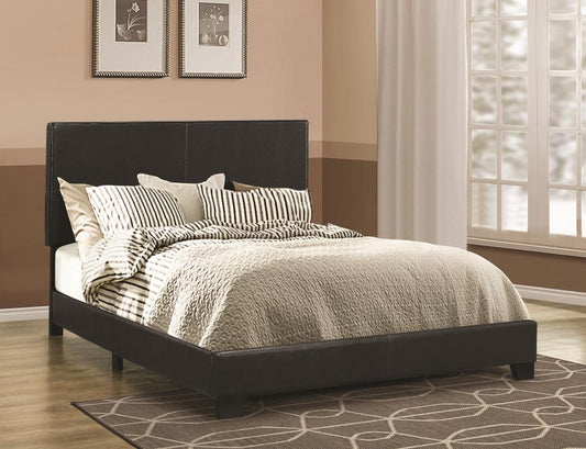 Dorian - Dorian Upholstered Queen Bed Brown