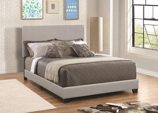 Dorian - Dorian Upholstered Queen Bed Grey