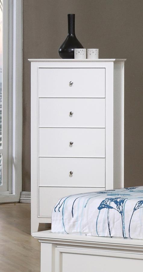 Selena - Selena 5-drawer Chest Buttermilk