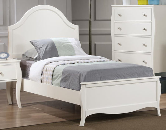 Dominique - Dominique Twin Panel Bed White