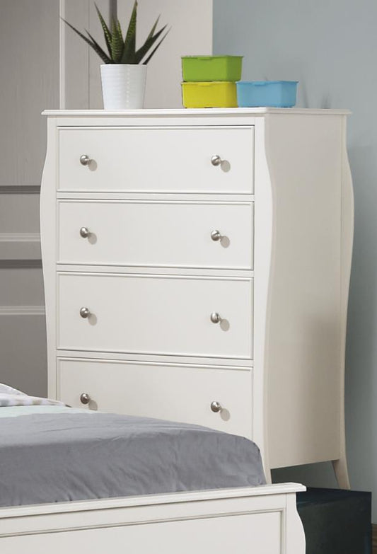 Dominique - Dominique 4-drawer Chest White