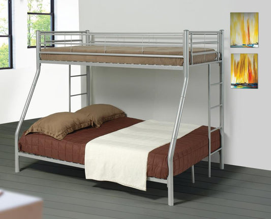 Hayward - Hayward Twin over Full Bunk Bed Silver