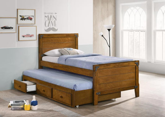 Granger - Granger Twin Captain's Bed with Trundle Rustic Honey