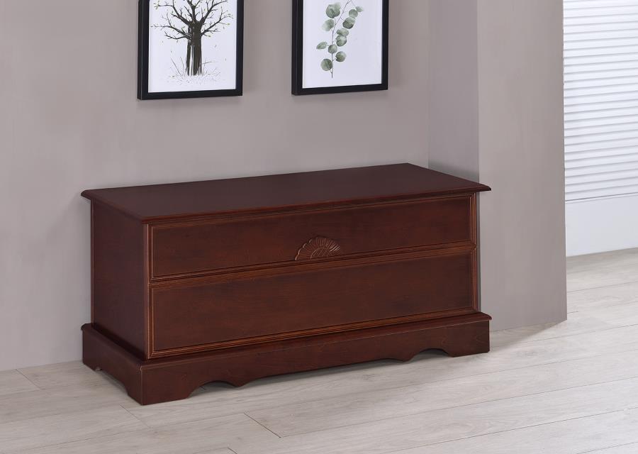 Paula - Paula Rectangular Cedar Chest Warm Brown