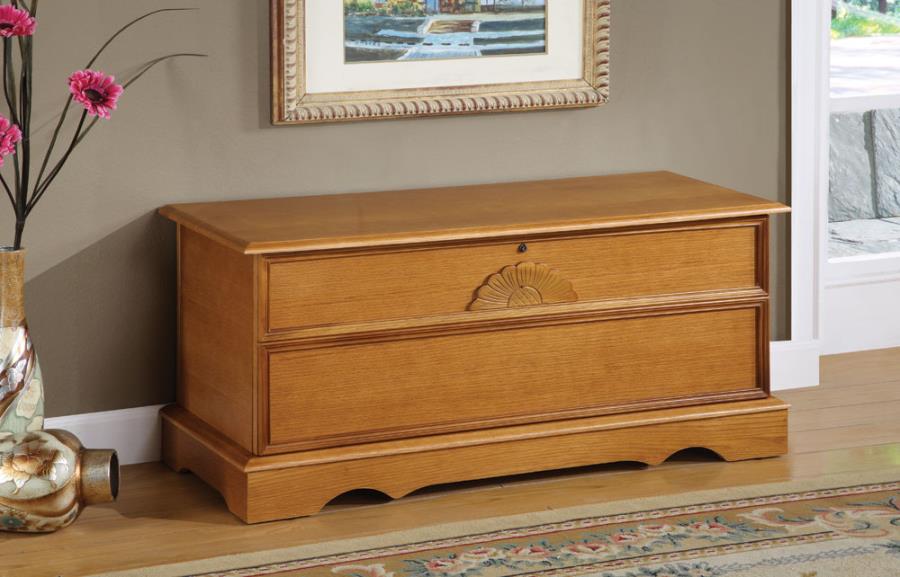 Paula - Paula Rectangular Cedar Chest Honey