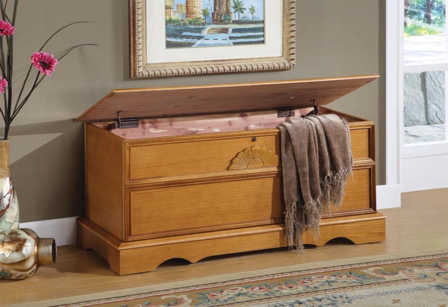 Paula - Paula Rectangular Cedar Chest Honey