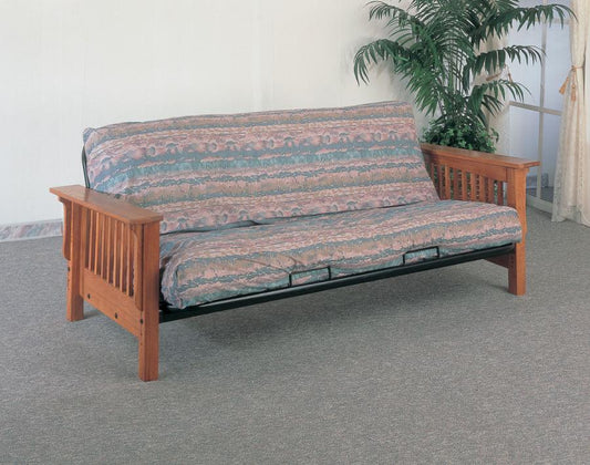 Toulouse - Toulouse Futon Frame with Slat Detail Oak
