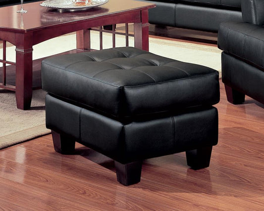 Samuel - Samuel Tufted Ottoman Black