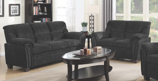 Clemintine - Clemintine Upholstered Pillow Top Arm Living Room Set