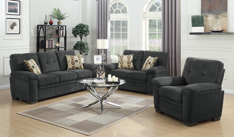 Fairbairn - Fairbairn Upholstered Tufted Living Room Set